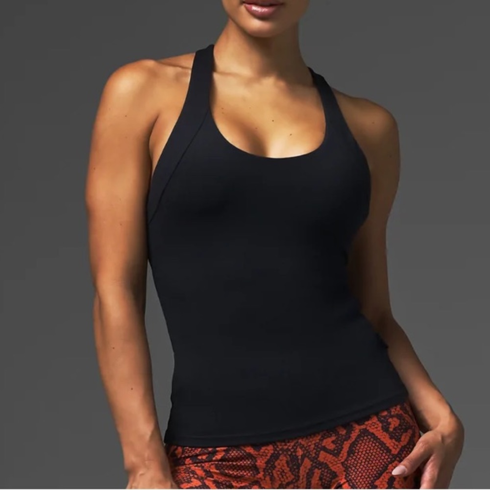 LiCi Full Length Racer back tank in Size L🖤 brand new with tags attached